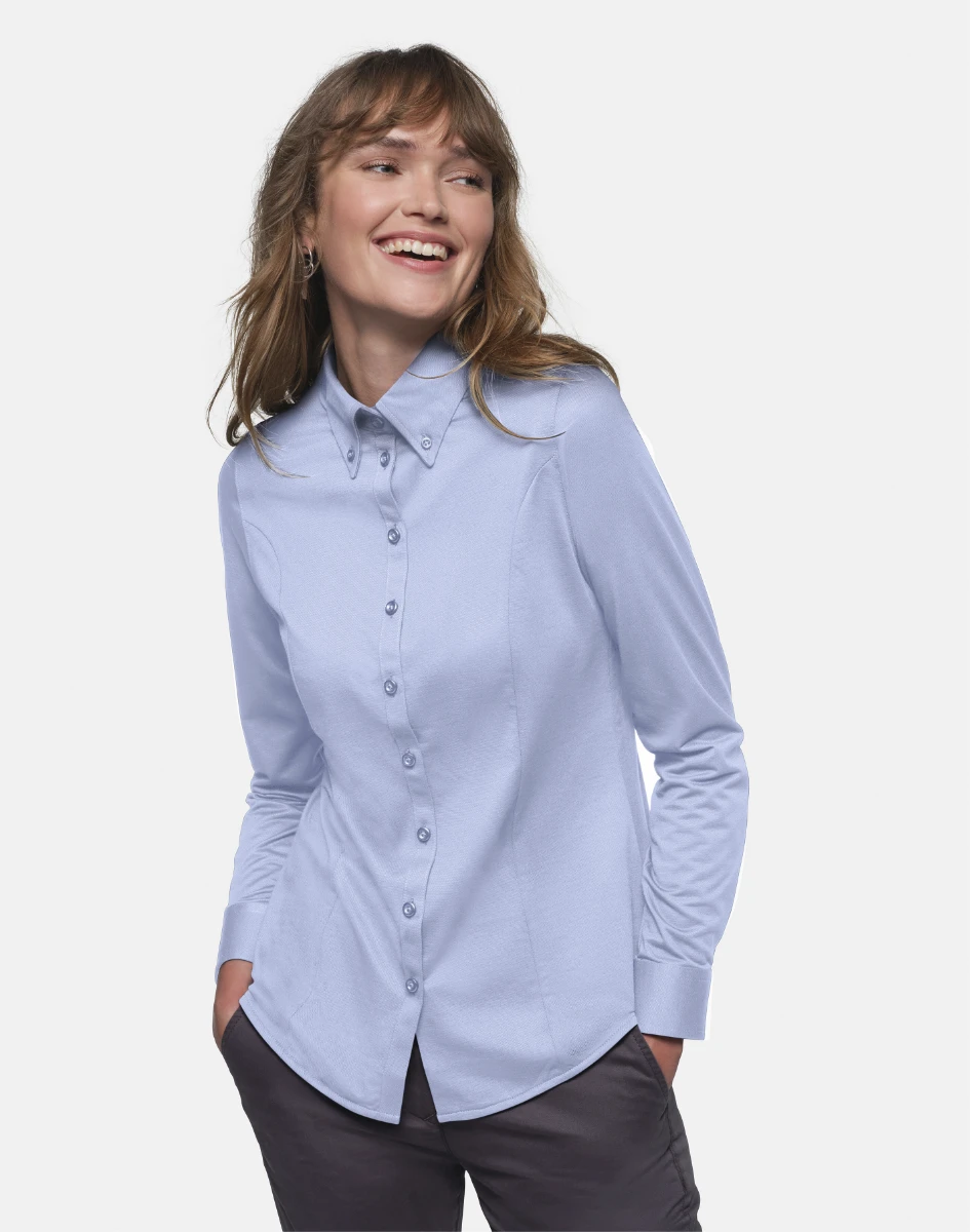 Hakro Ladies Blouse Natural Stretch 