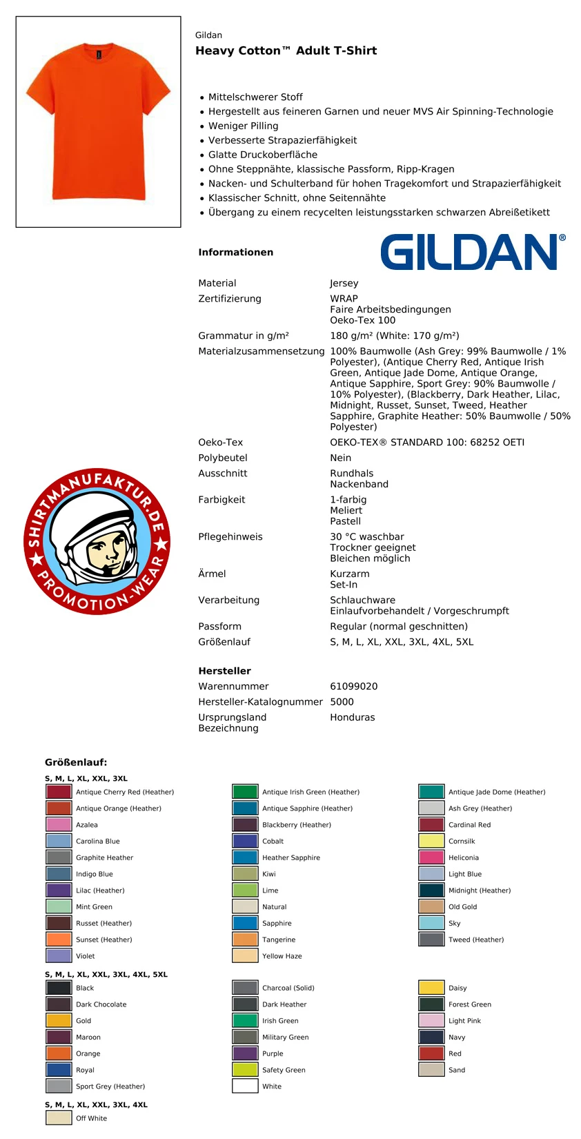 Gildan Heavy Cotton T-Shirt