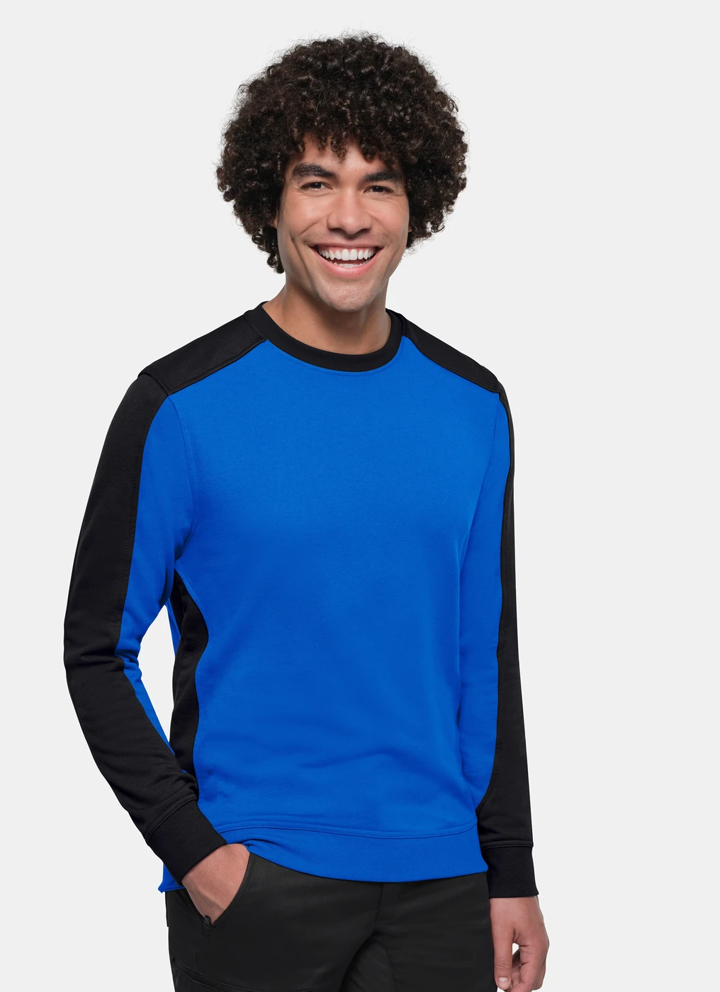 Hakro Sweatshirt Contrast Mikralinar Eco