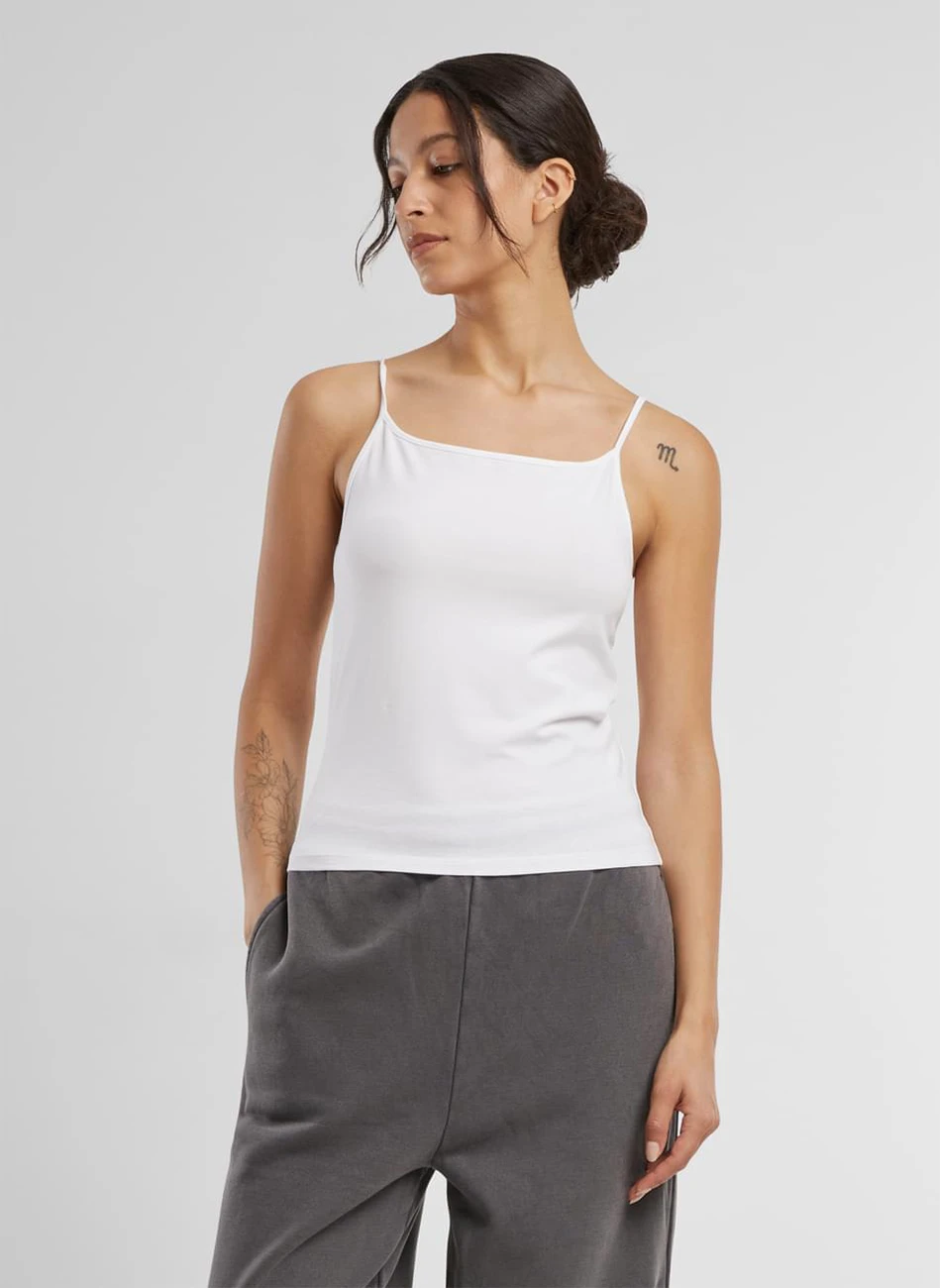 Build Your Brand Ladies Stretch Jersey Short Slim Top