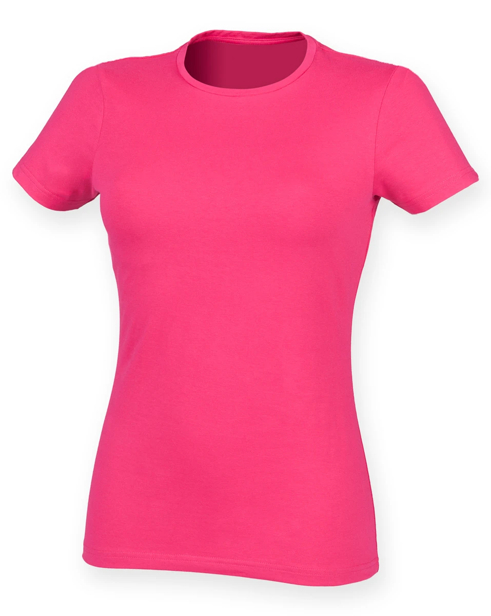 SkinniFit Womens Feel Good Stretch T