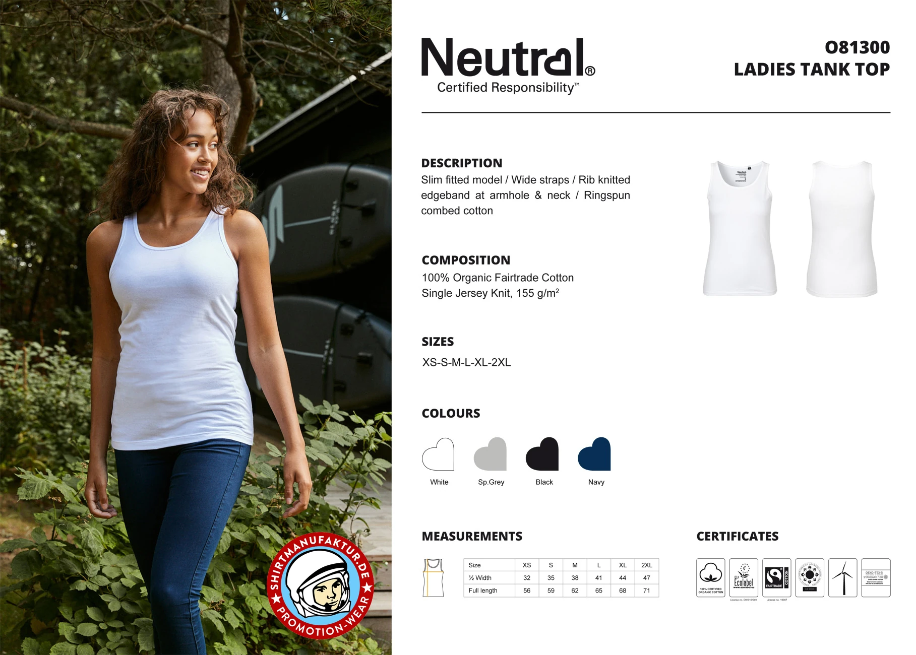 Neutral Ladies Tank Top