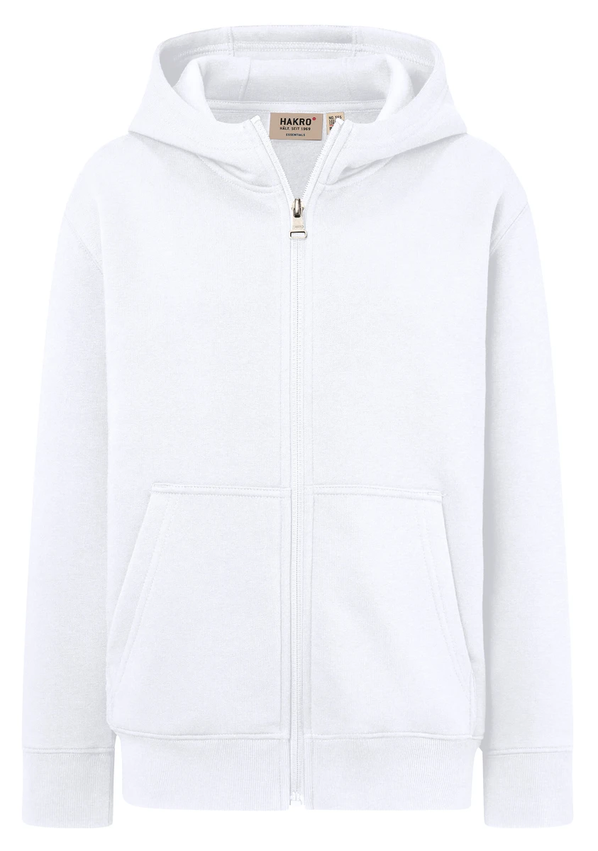 Hakro Kinder Kapuzen-Sweatjacke Bio-Baumwolle