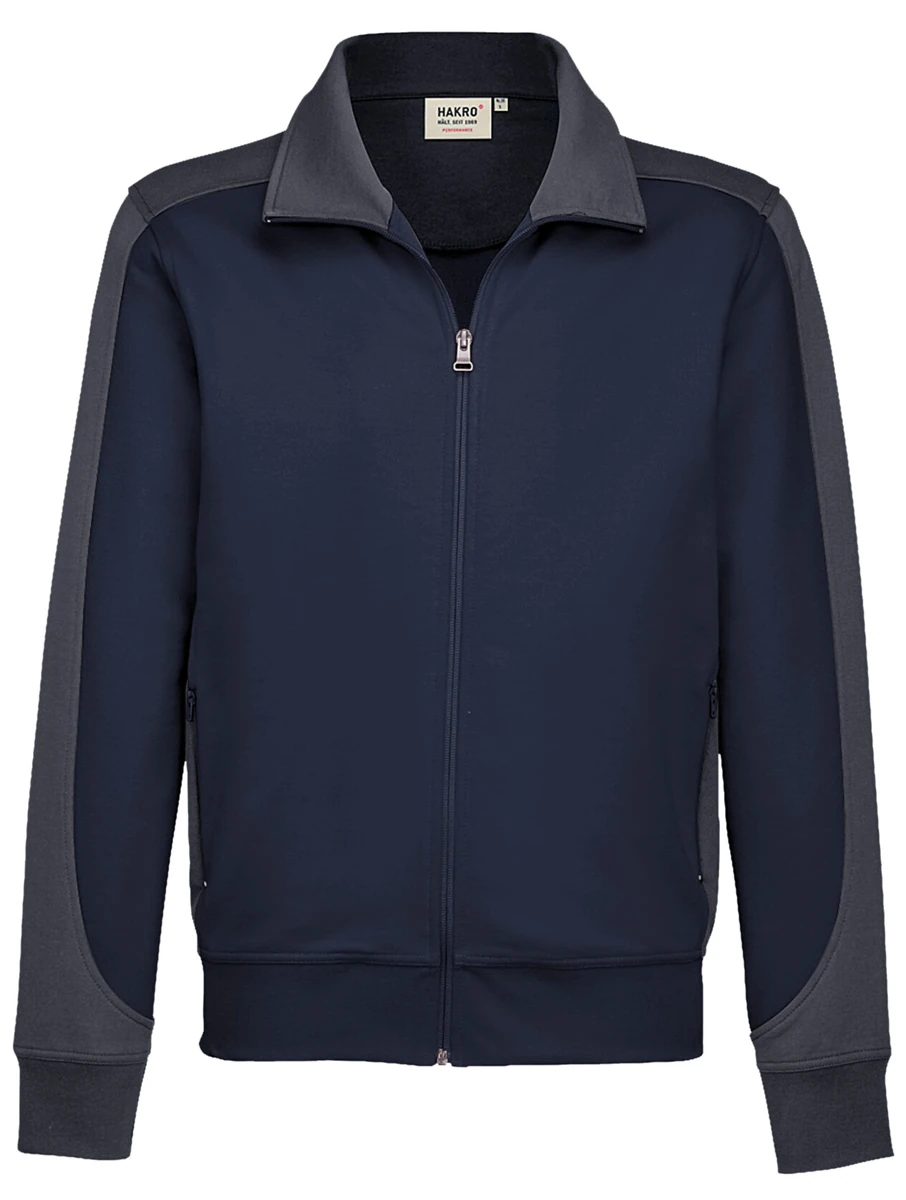 Hakro Sweatjacke Contrast Mikralinar 