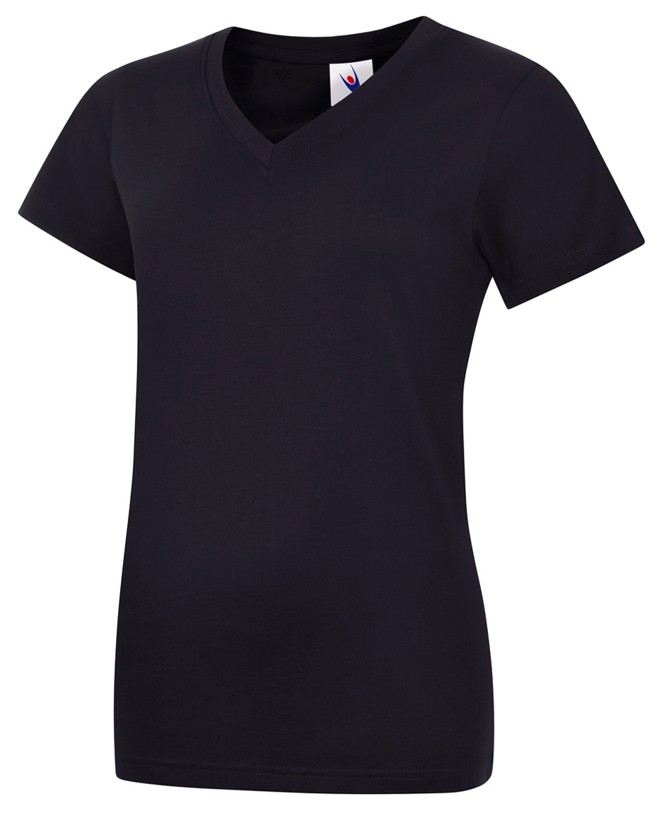 Uneek Ladies Classic V-Neck T-Shirt
