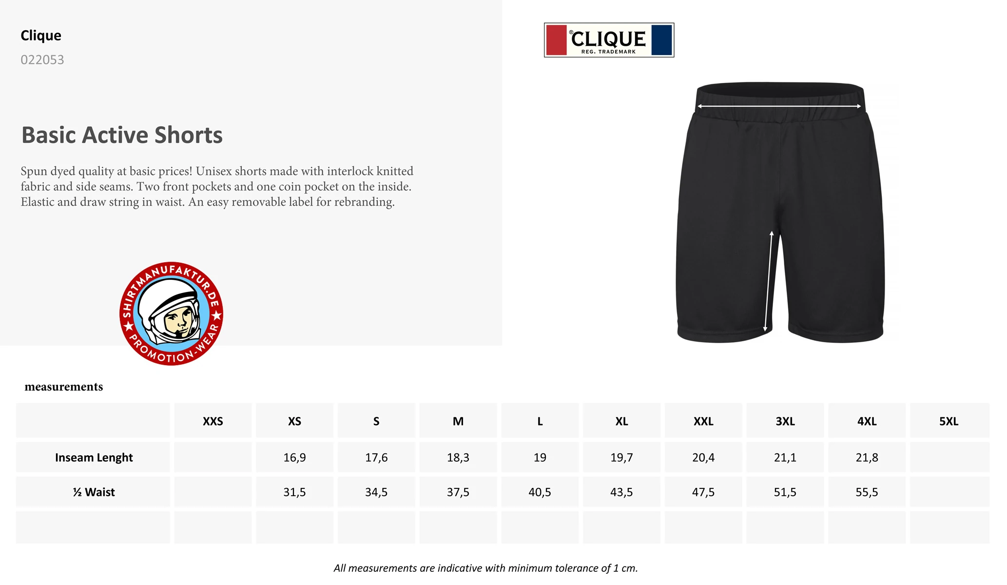 Clique Basic Active Shorts