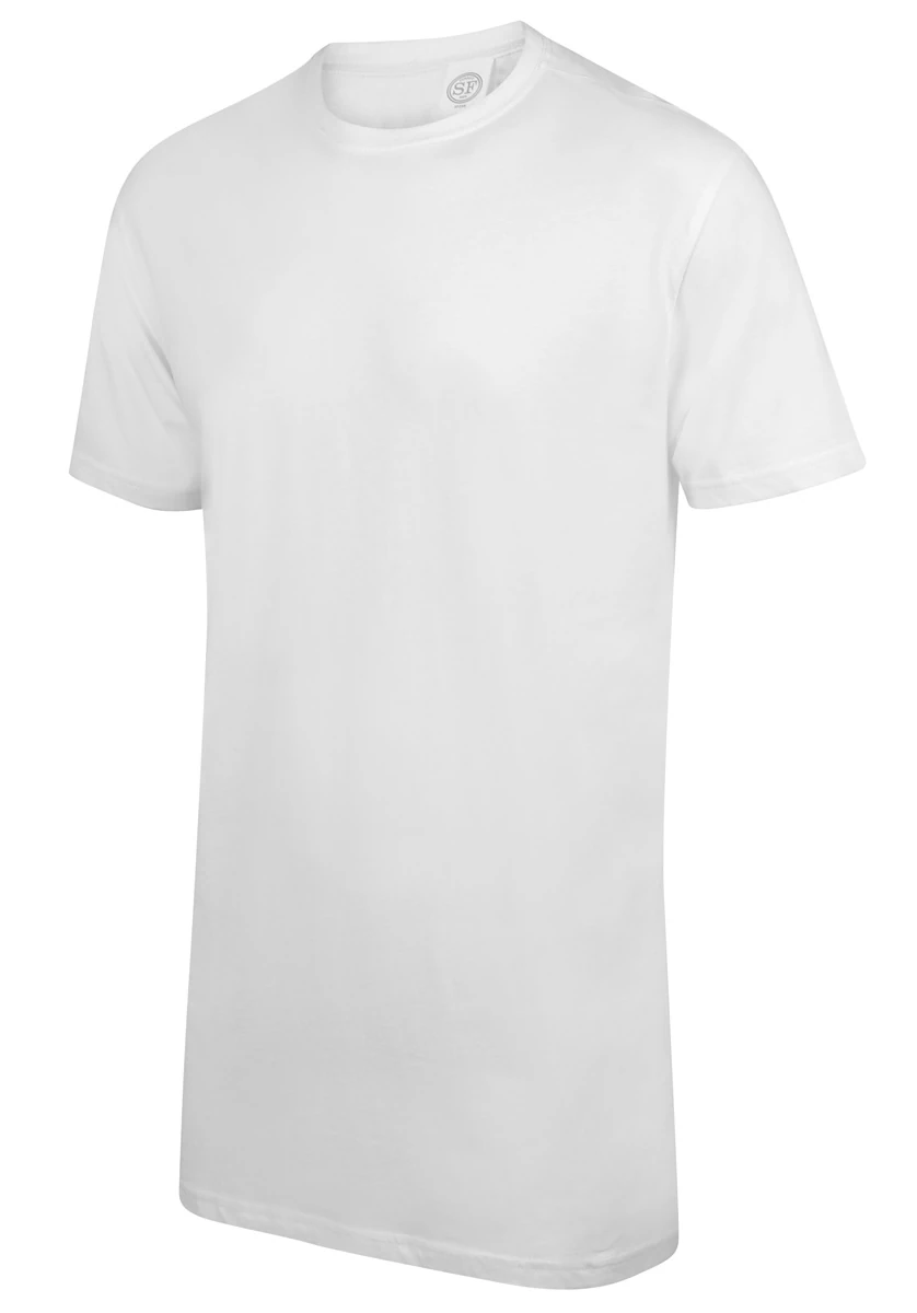 SkinniFit Longline T-Shirt with Dipped Hem