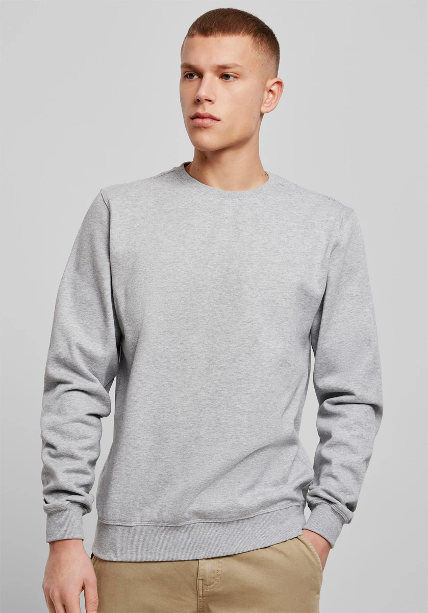Build Your Brand, Premium Sweater BY119, heather grey