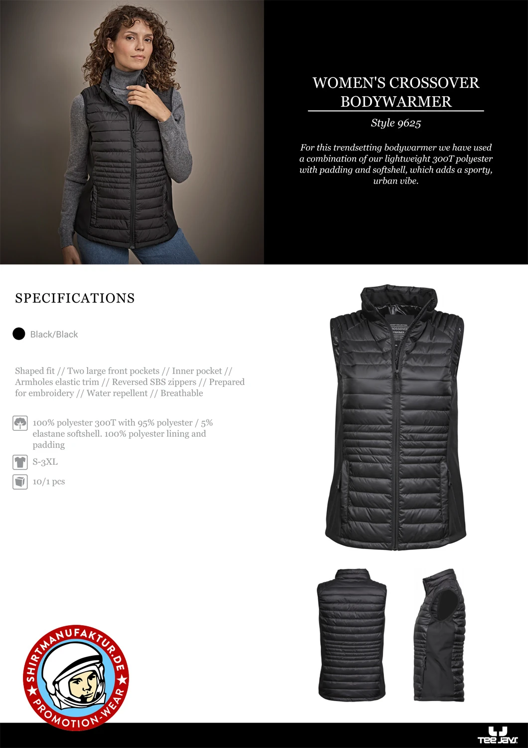 Tee Jays Womens Crossover Bodywarmer