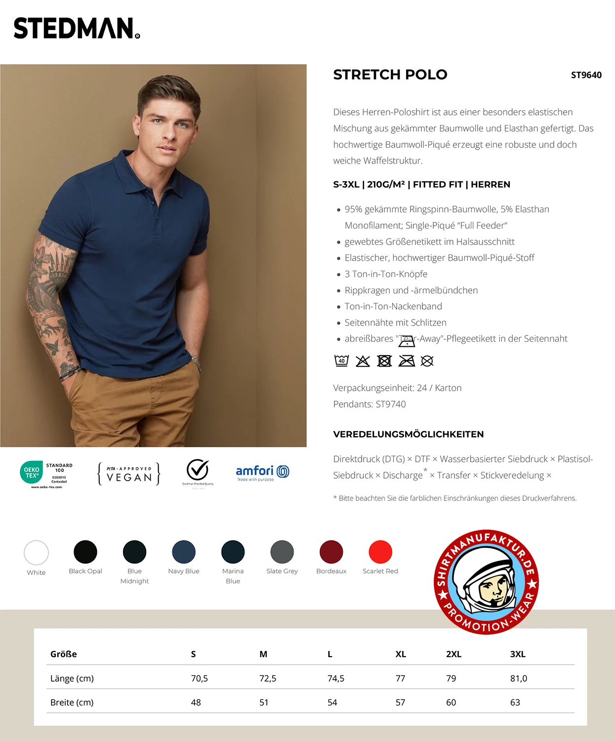 Stedman Stretch Polo