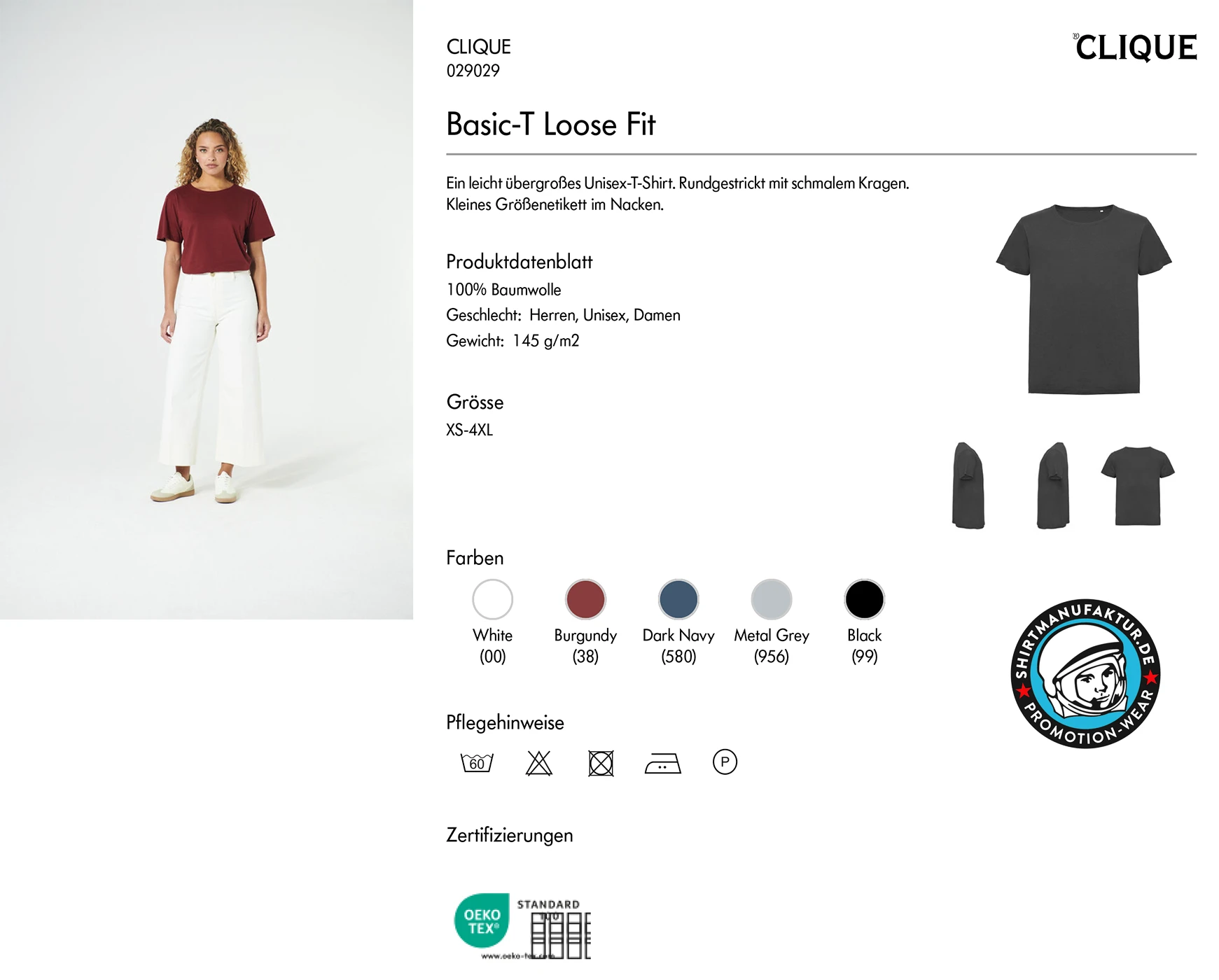 Clique Basic-T Loose Fit