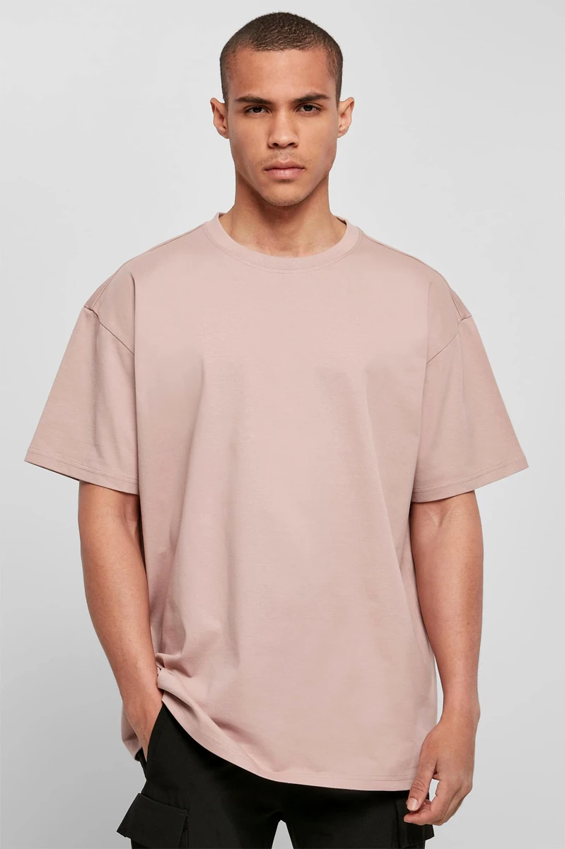 Build Your Brand, Heavy Oversize Tee BY102, dusk rose