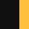 jet black / gold