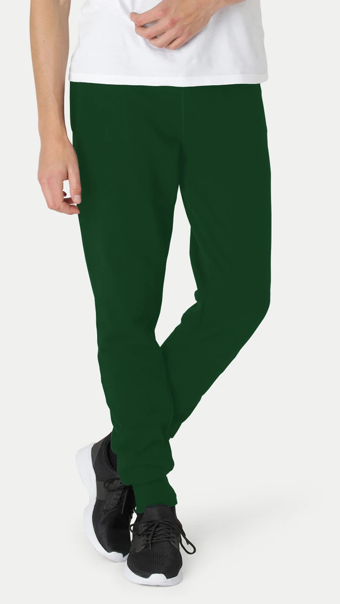 Neutral Sweatpants With Cuff And Zip Pocket