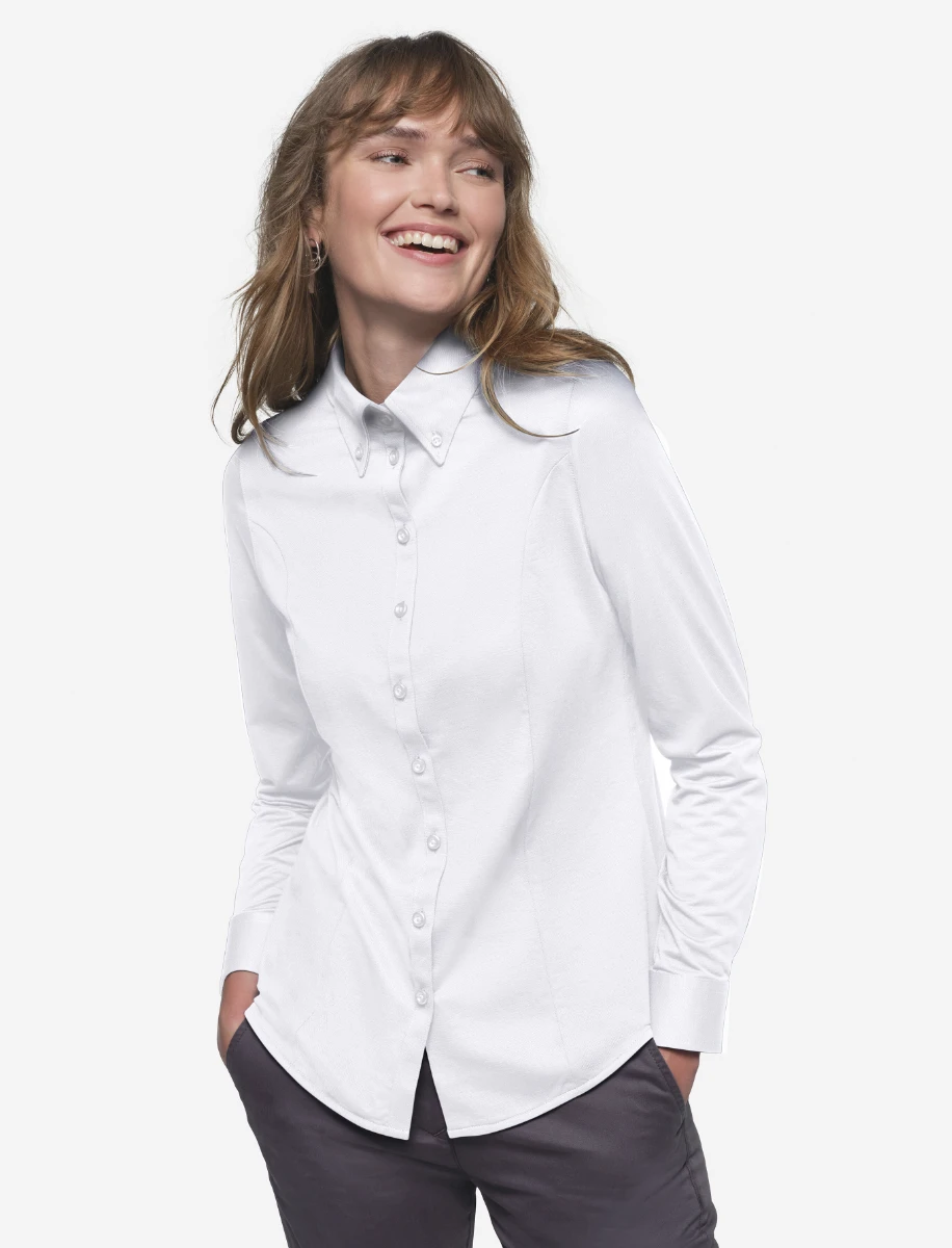 Hakro Ladies Blouse Natural Stretch 
