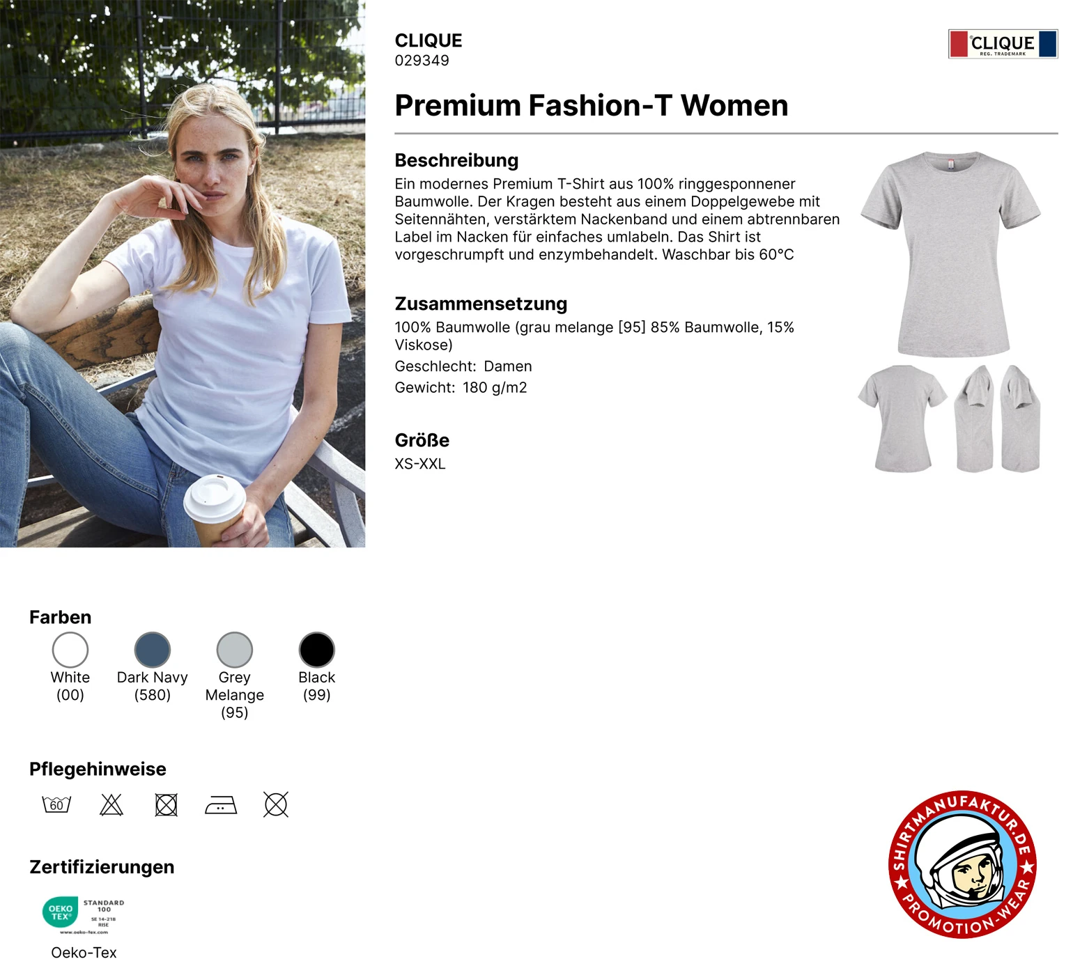Clique Womens Premium Fashion-T