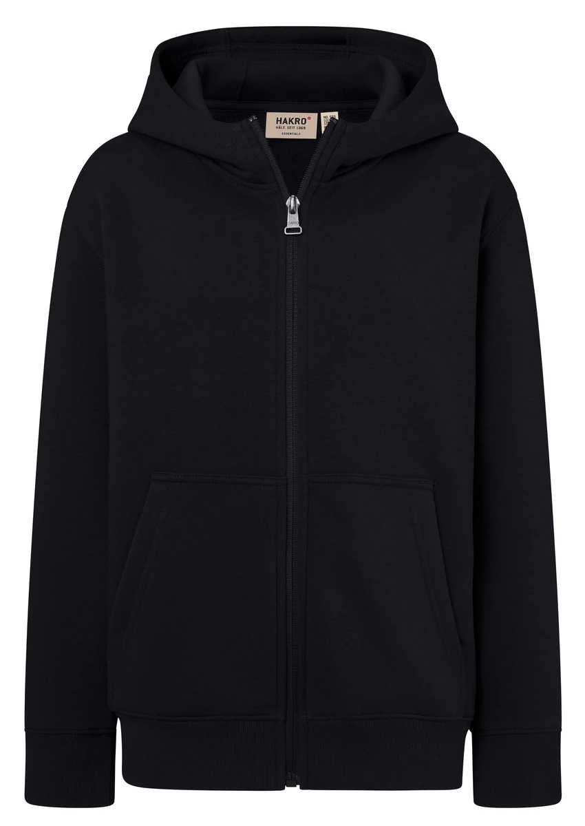 Hakro Kinder Kapuzen-Sweatjacke Bio-Baumwolle