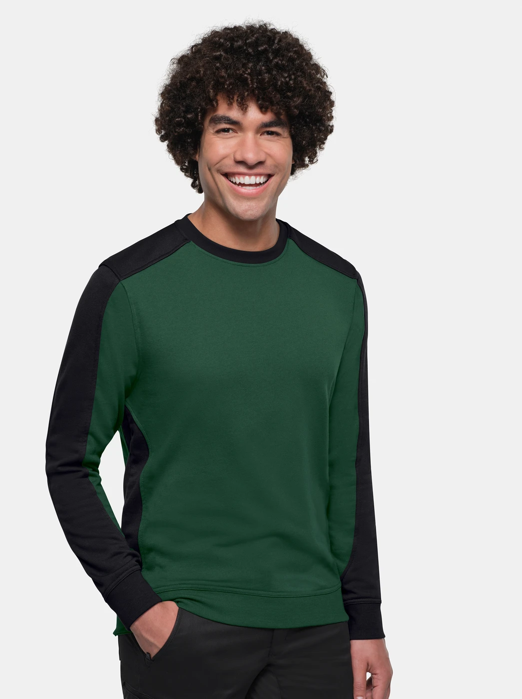 Hakro Sweatshirt Contrast Mikralinar Eco