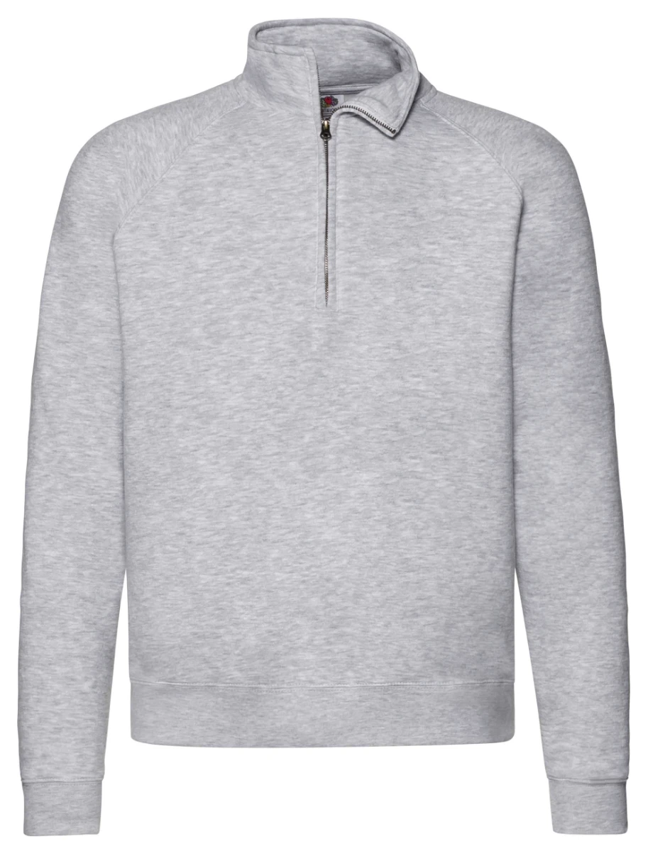 Fruit of the Loom Premium Zip Neck Raglan Sweat