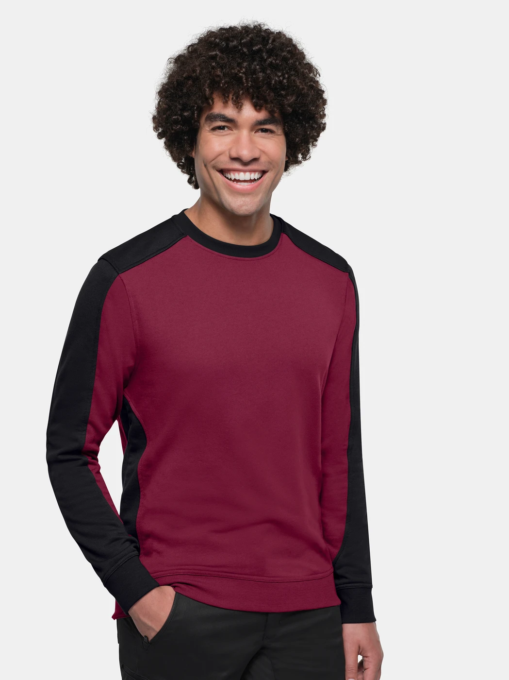 Hakro Sweatshirt Contrast Mikralinar Eco