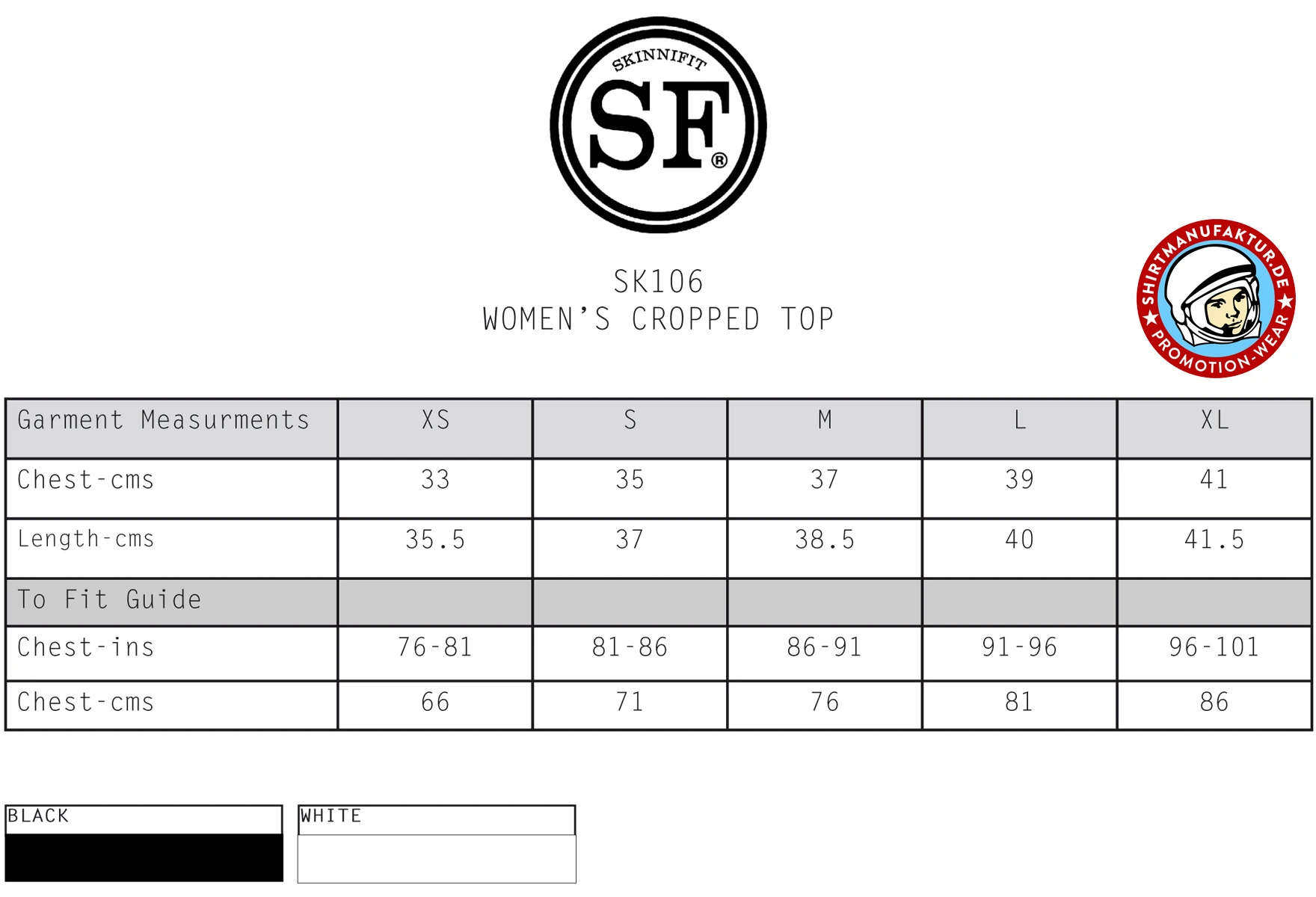 SkinniFit Womens Cropped Top