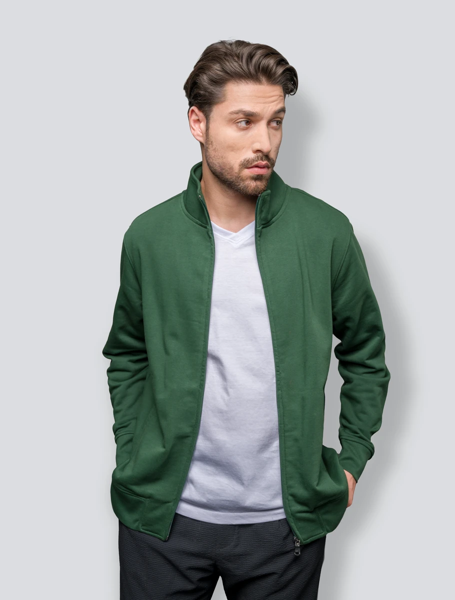 HRM Mens Premium Sweat Jacket