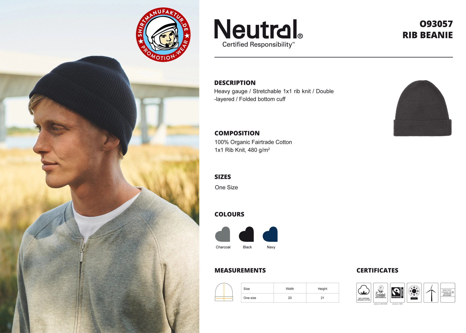 Neutral Rib Beanie