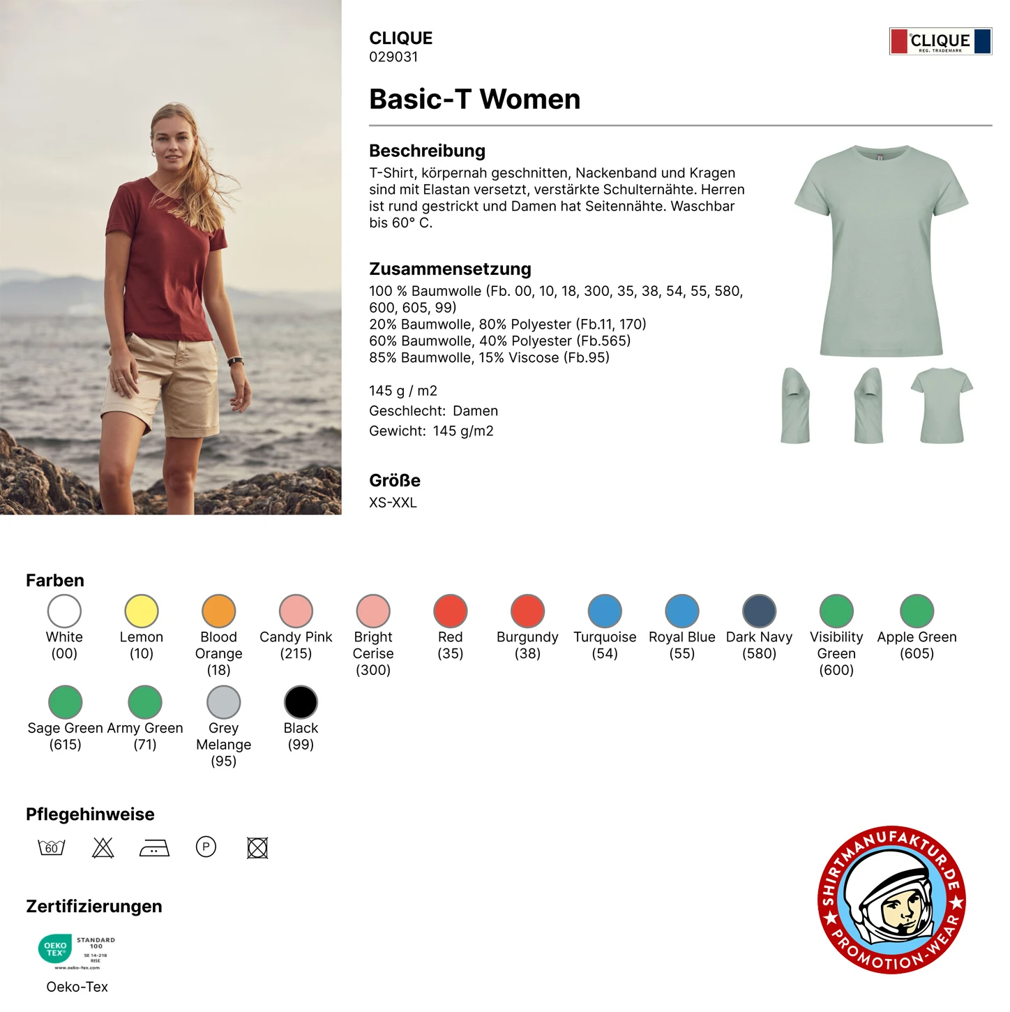 Clique Womens Basic-T
