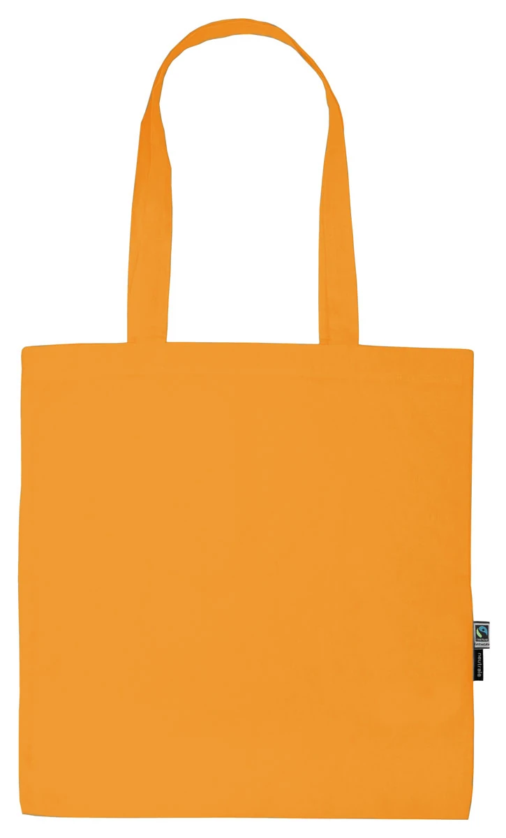Neutral Shopping Bag With Long Handles