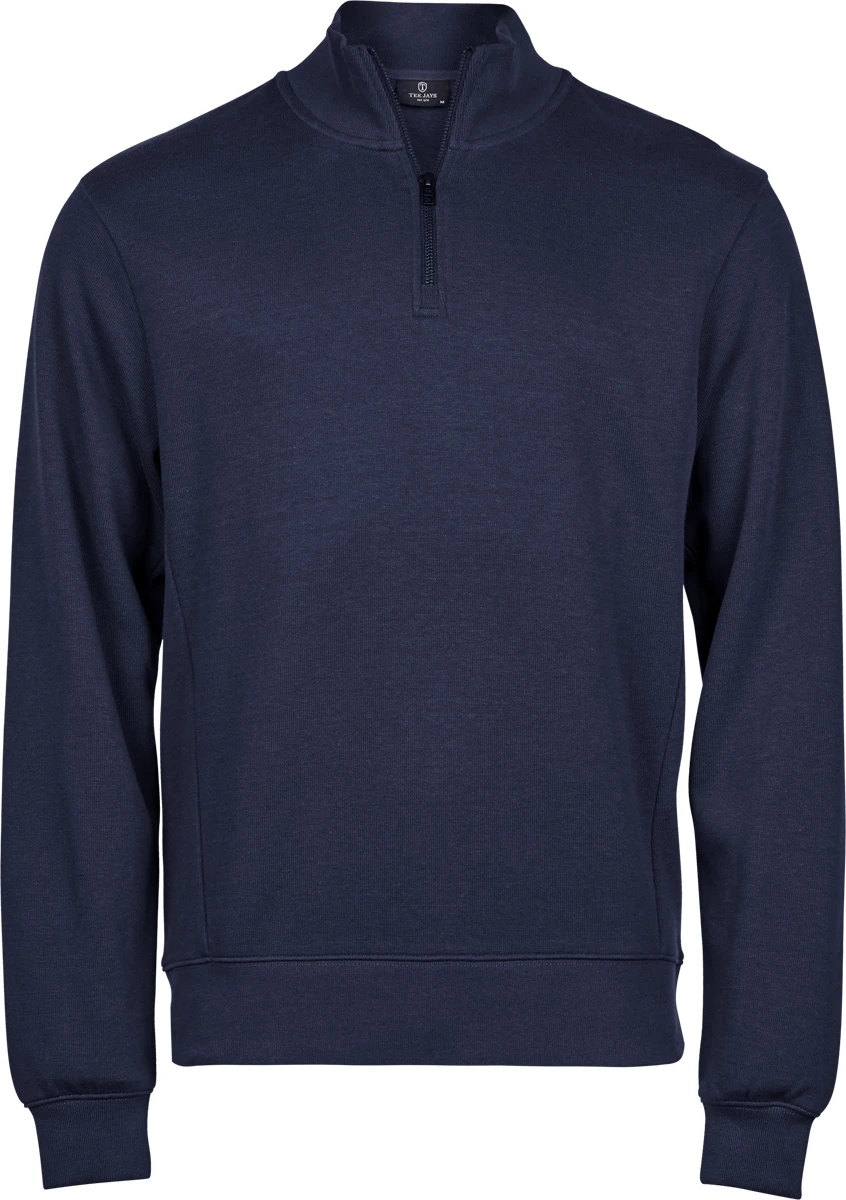 Tee Jays Ribbed Interlock Half Zip