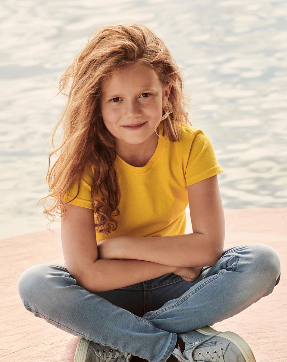 Fruit of the Loom Girls Valueweight T