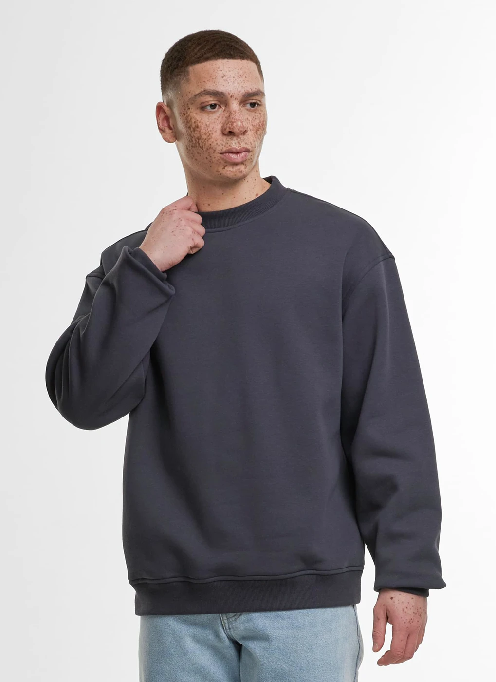 Build Your Brand Loose Fit Sweatshirt