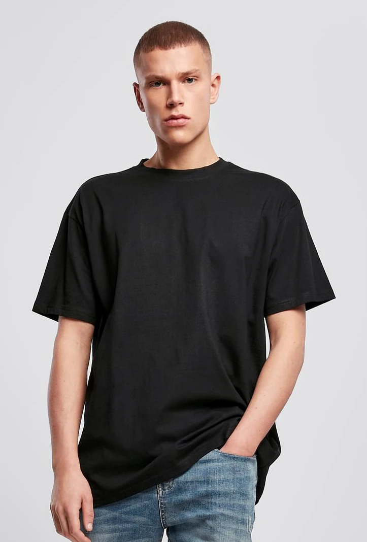 Build Your Brand, Heavy Oversize Tee BY102, black