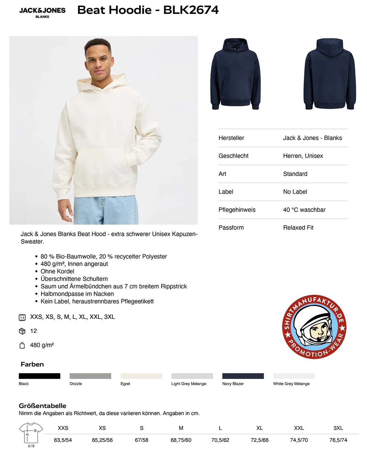 Jack & Jones Beat Hoodie