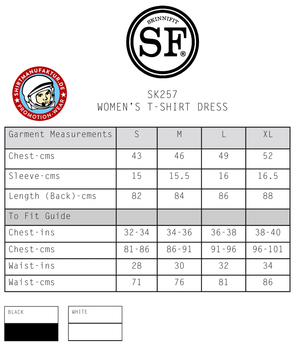 SkinniFit Womens T-Shirt Dress