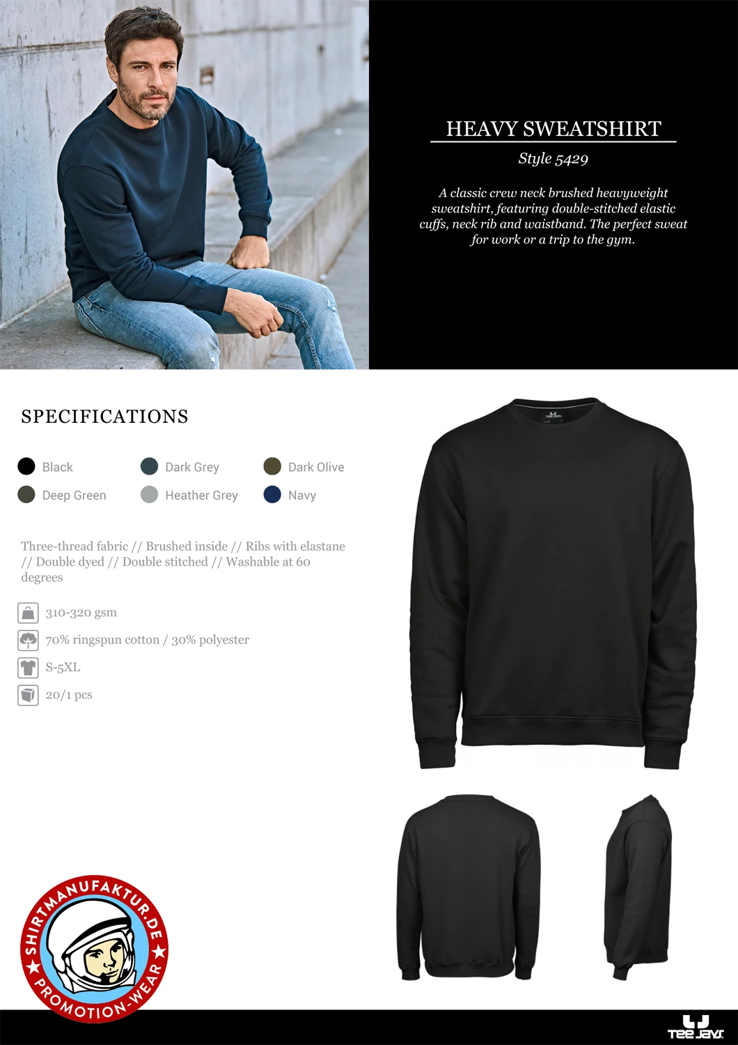 Tee Jays Heavy Sweatshirt