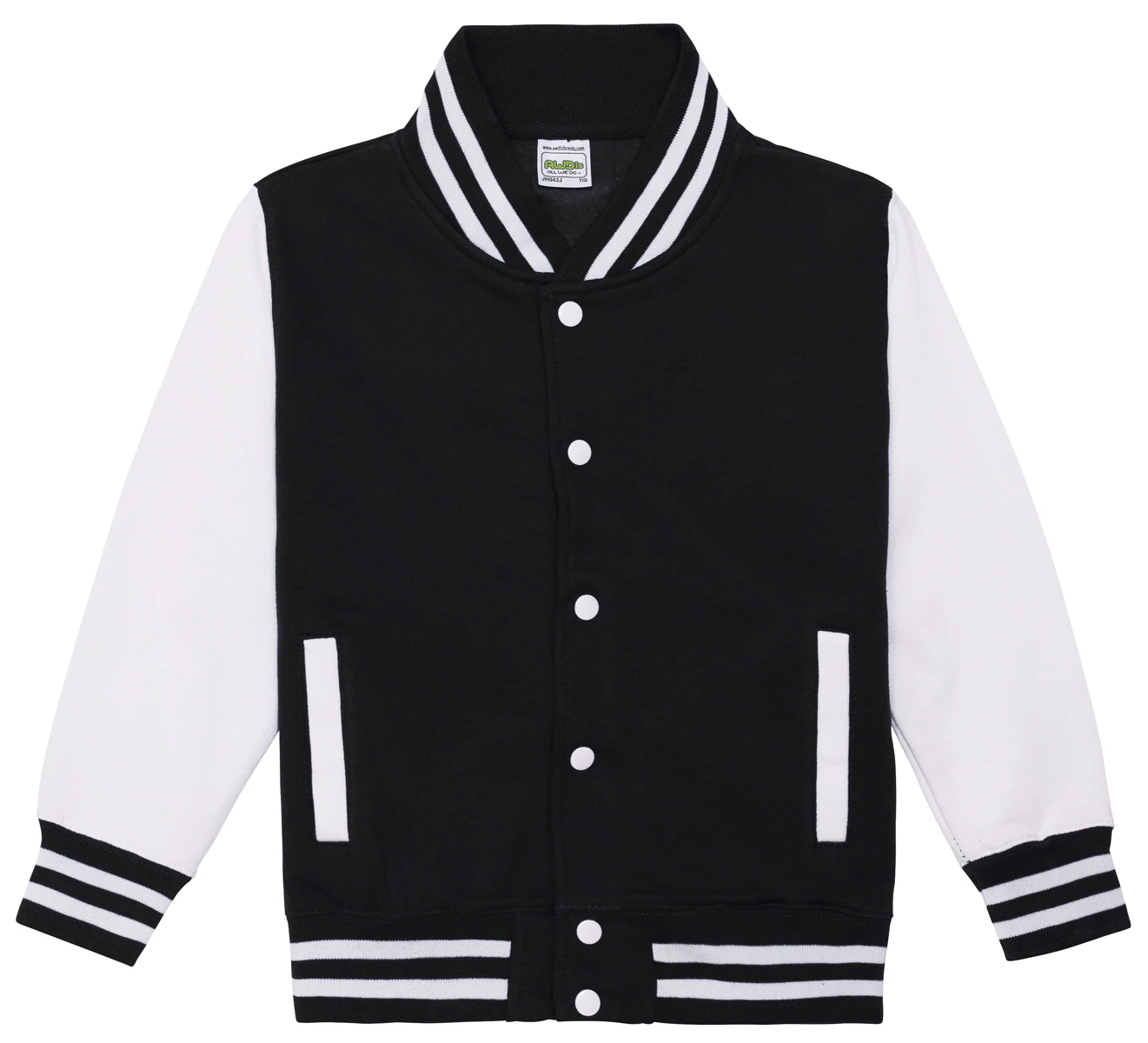 Just Hoods Kids Varsity Jacket