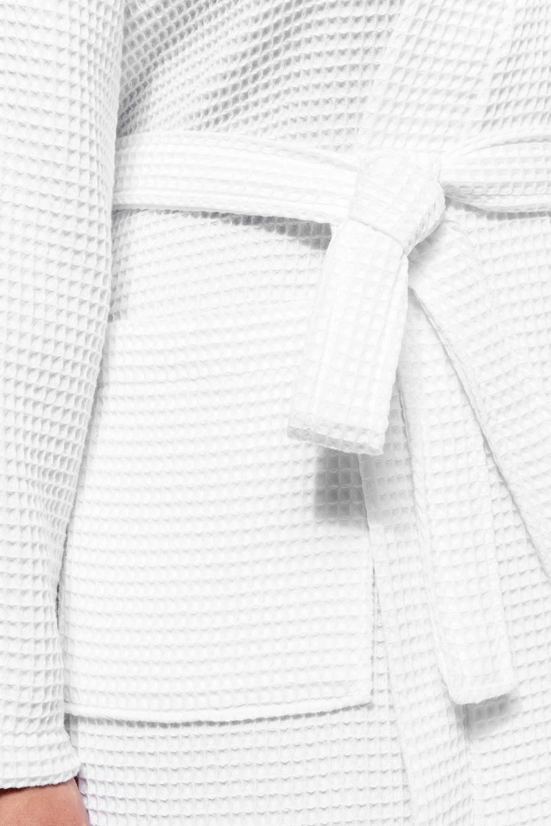 Kariban Walkfrottier-Bademantel Waffelpiquè
