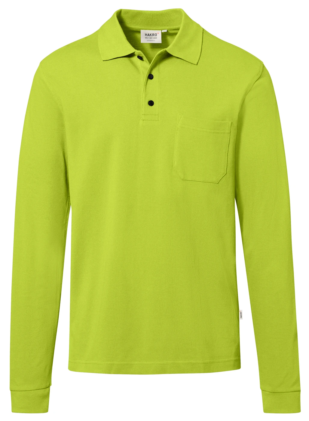 Hakro Pocket-Longsleeve-Polo Mikralinar Eco