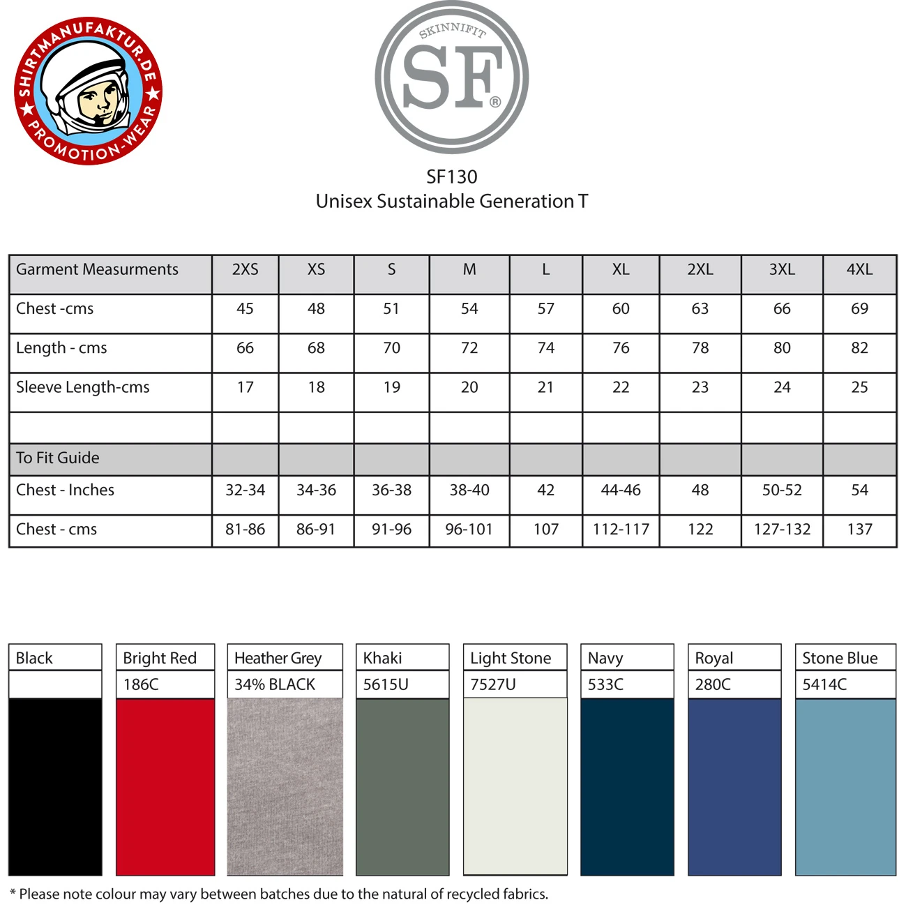 SkinniFit Unisex Sustainable Generation T