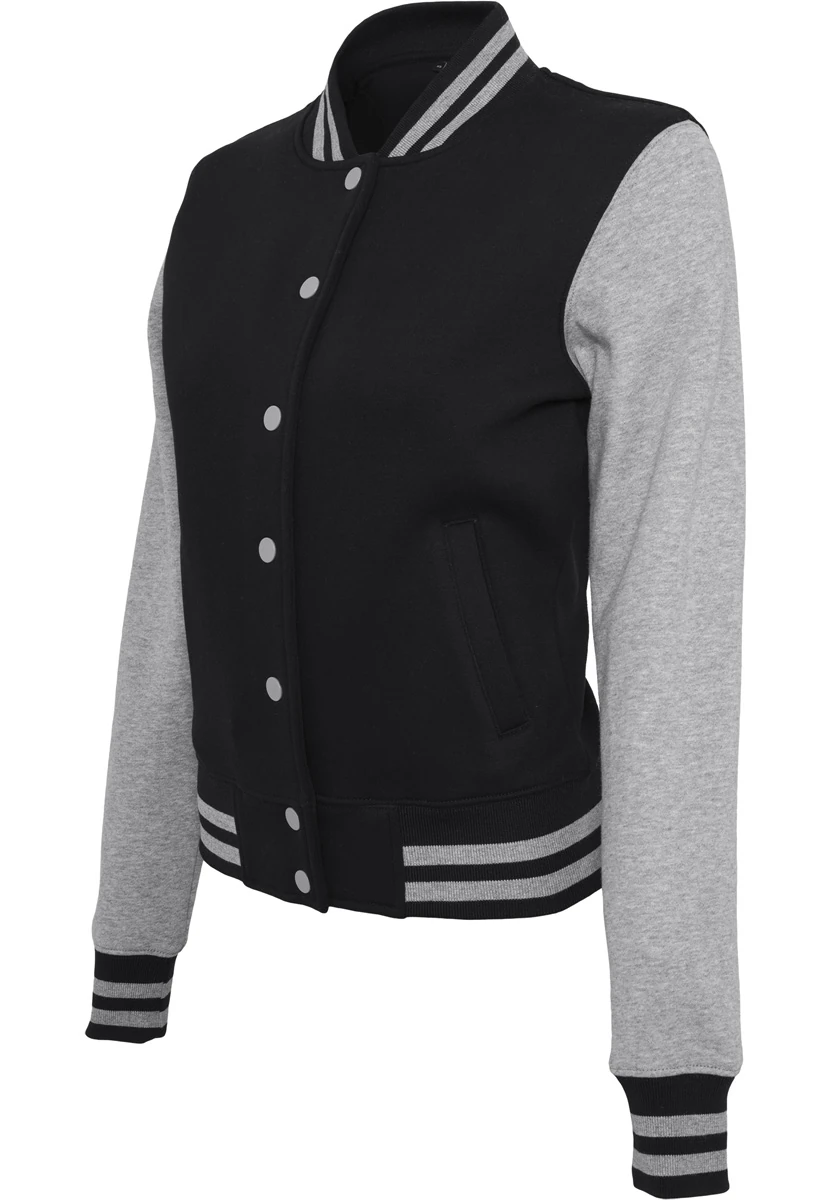 Build Your Brand Ladies Sweat College Jacket