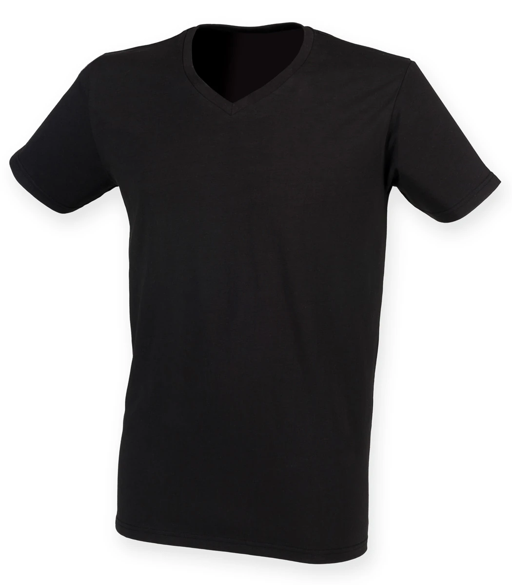 SkinniFit Feel Good Stretch V-Neck T