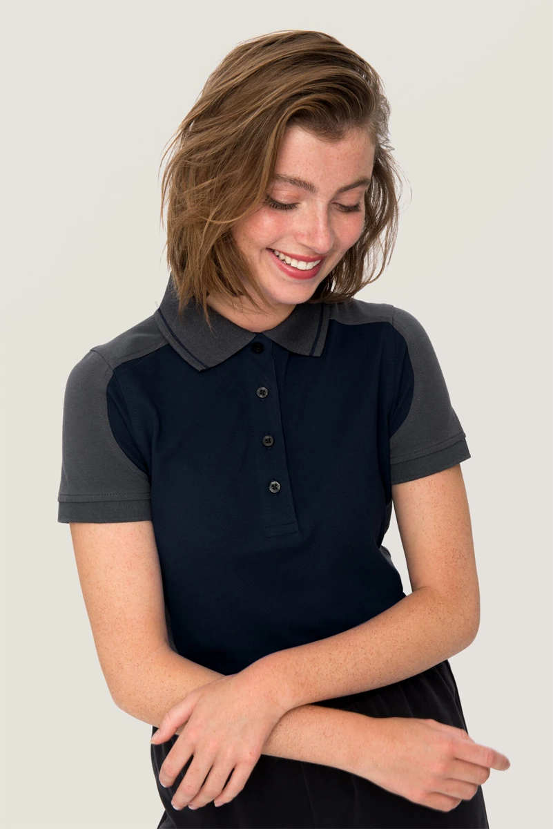 Hakro Ladies Poloshirt Contrast Mikralinar Hakro Ladies Poloshirt Contrast Mikralinar