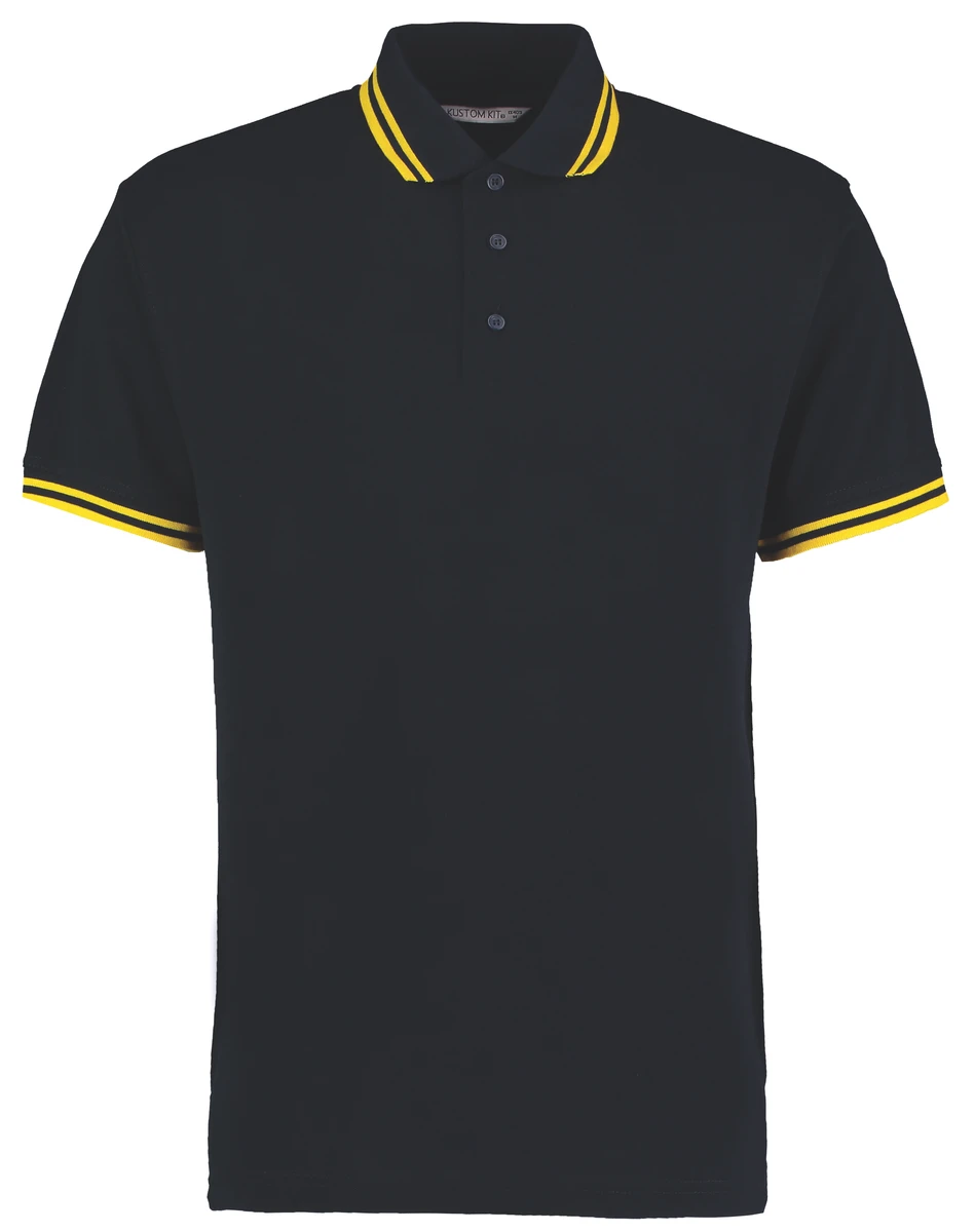 Kustom Kit Tipped Collar Polo