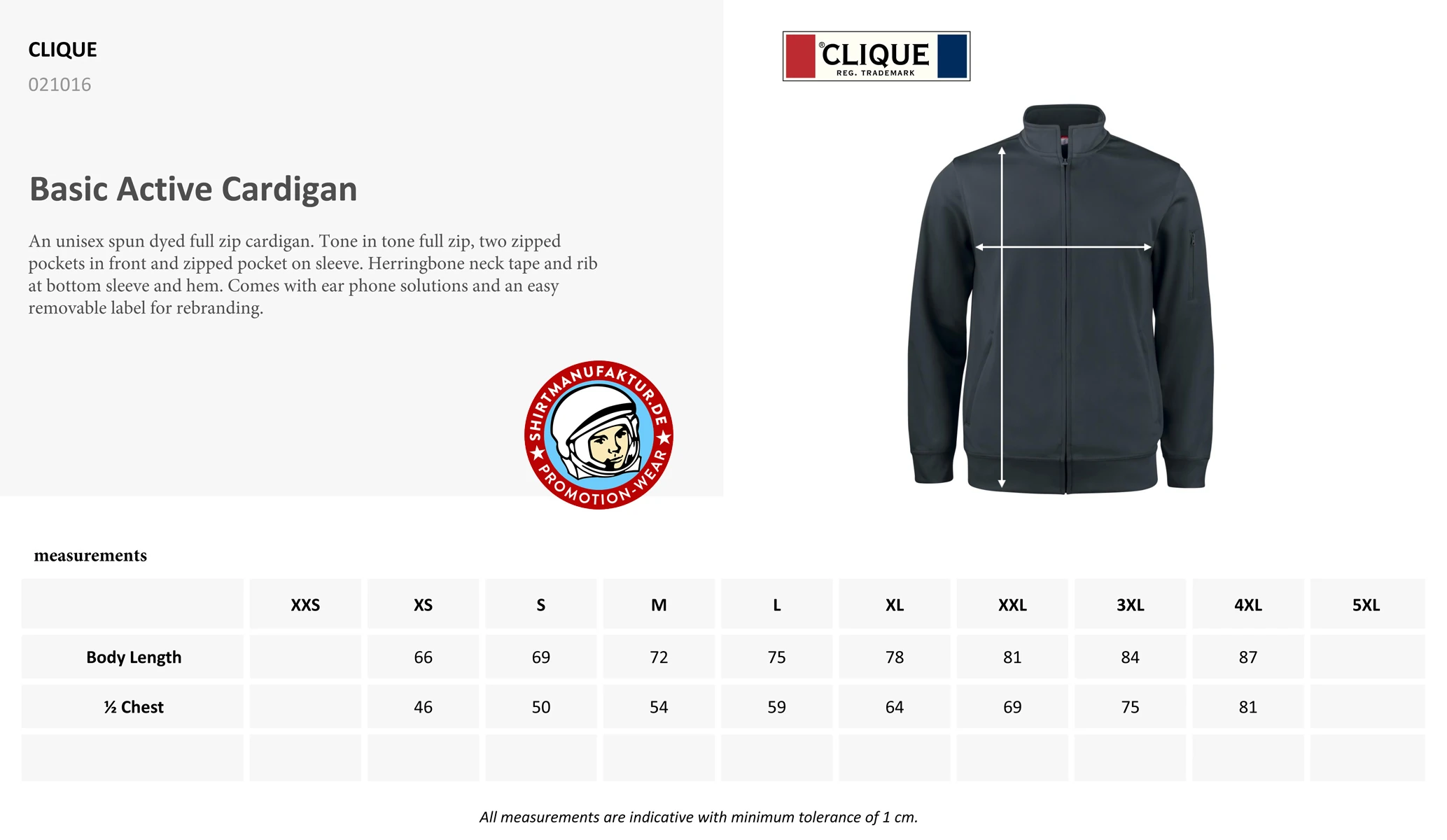 Clique Basic Active Cardigan