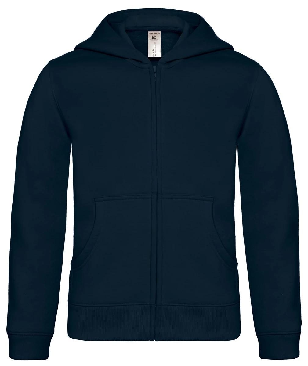 B&C Kids Hooded Full Zip Sweat