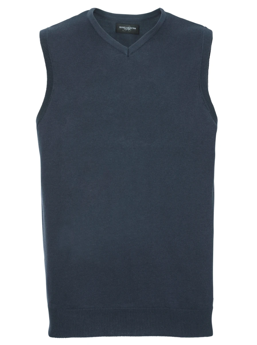 Russell V-Neck Sleeveless Knitted Pullover