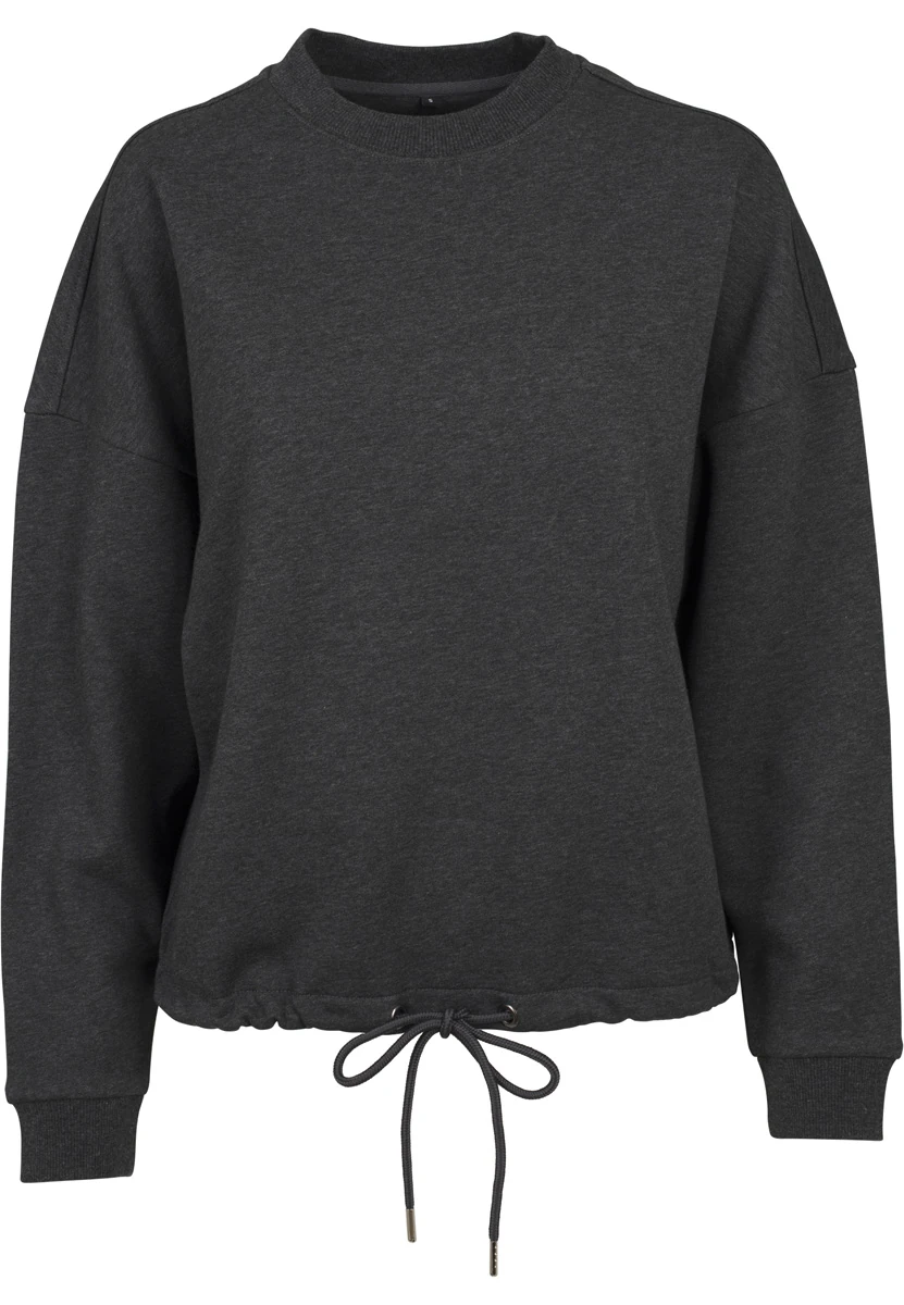 Build Your Brand Ladies Oversize Crewneck