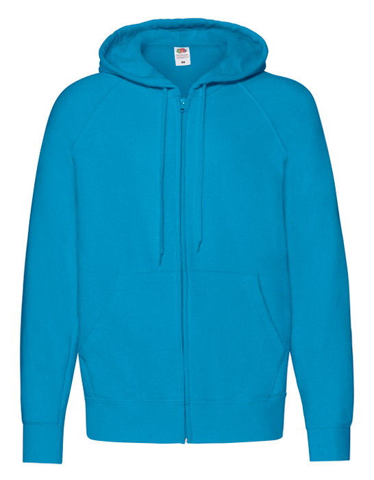 Fruit of the Loom Lightweight Hooded Sweat Jacket