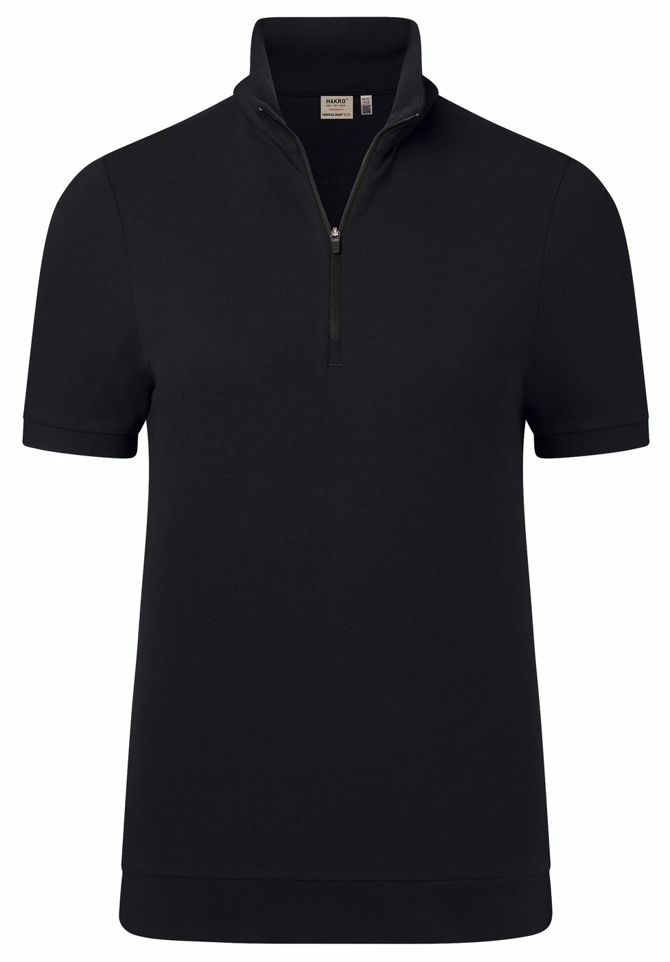 Hakro Ladies Zip Shirt Piqué Mikralinar Eco